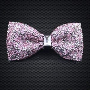 3/20. Glittered jeweled bow ties